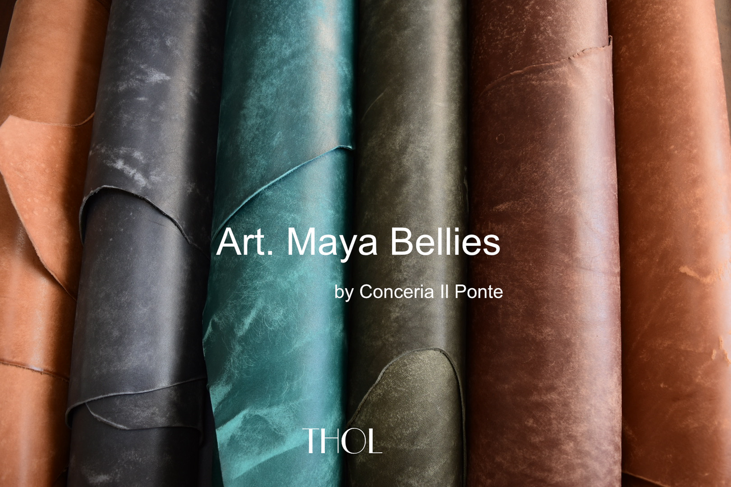 Art. Maya Grade A Veg Tan Bellies - by Conceria Il Ponte